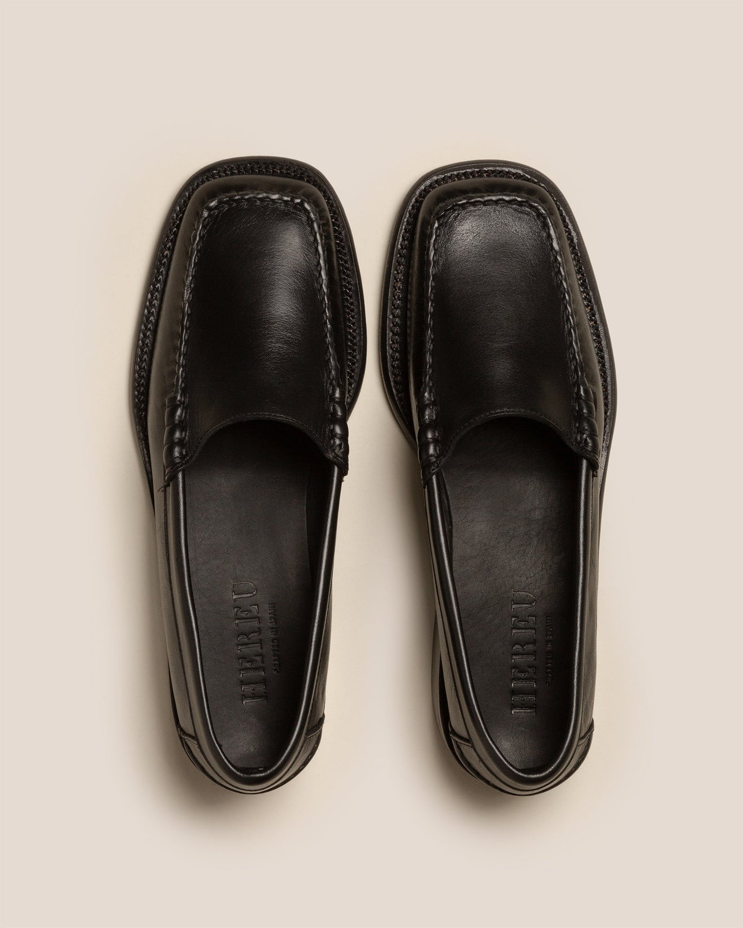 Hereu SALA - Square-Toe Low-Heeled Pump