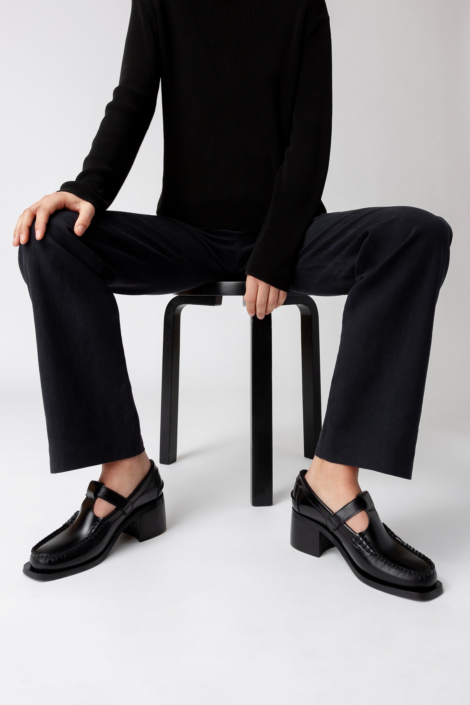 Hereu ALBER HEELED - T-Bar Loafer