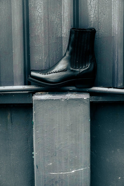 Hereu AGULLA - Square-Toe Braided Detail Chelsea Boot