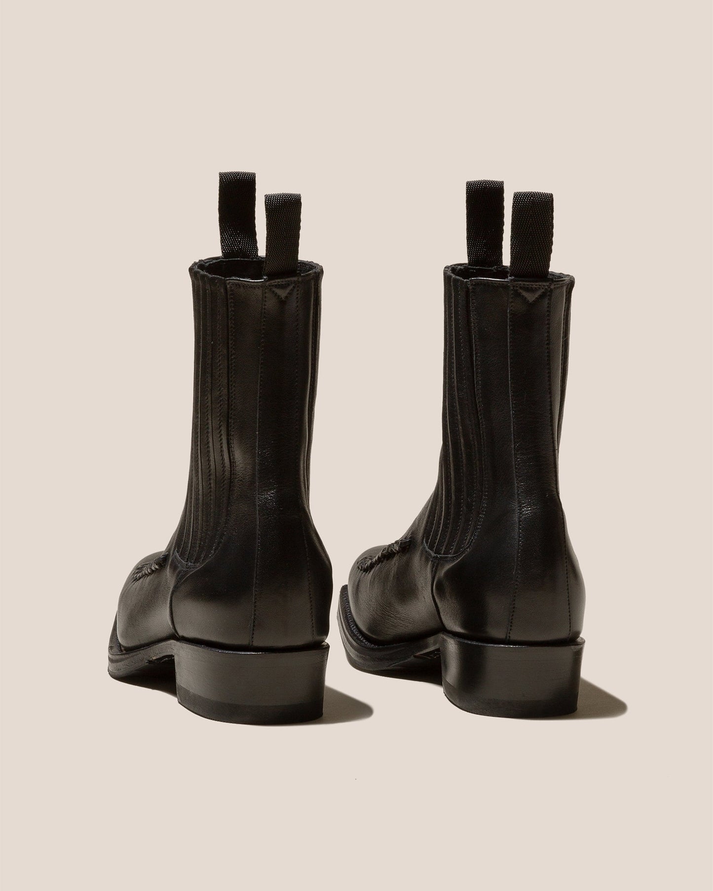 Hereu AGULLA - Square-Toe Braided Detail Chelsea Boot
