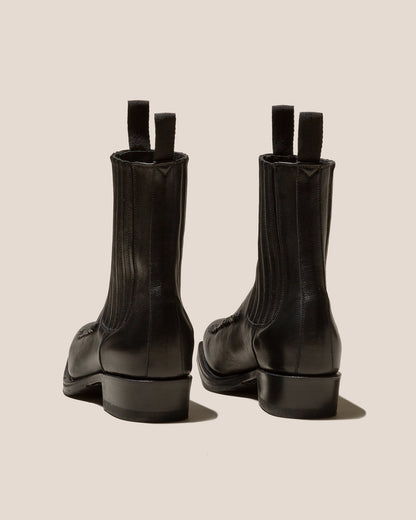 Hereu AGULLA - Square-Toe Braided Detail Chelsea Boot