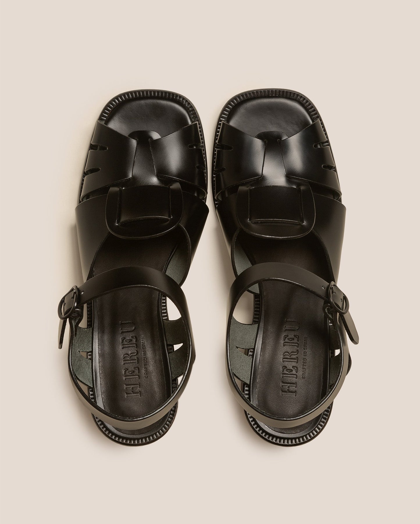 Hereu ANCORA SQUARED HEELED - Open-Toe Fisherman Sandal