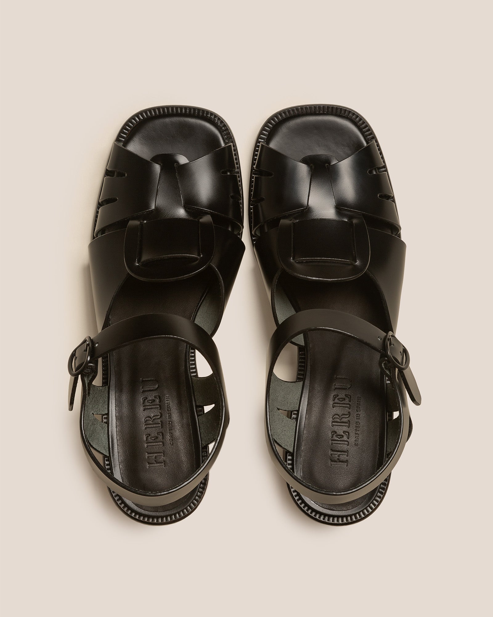 Hereu ANCORA SQUARED HEELED - Open-Toe Fisherman Sandal