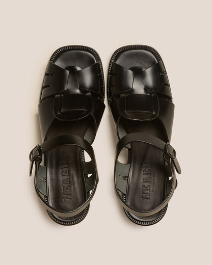 Hereu ANCORA SQUARED HEELED - Open-Toe Fisherman Sandal