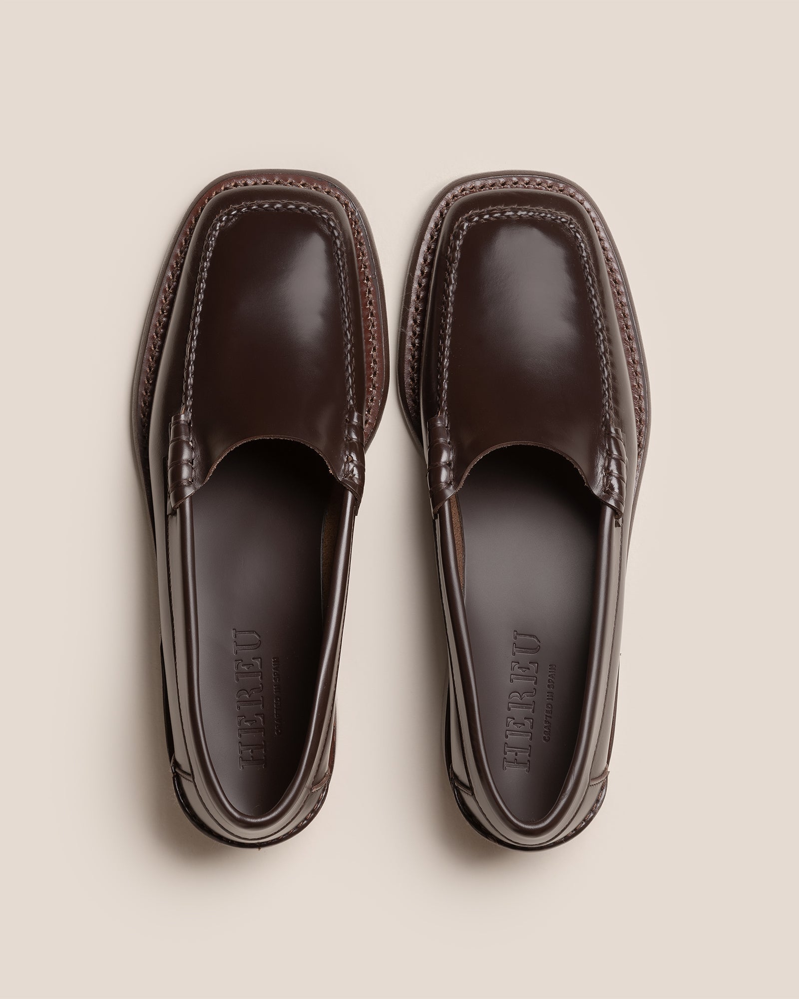Hereu SALA - Square-Toe Low-Heeled Pump