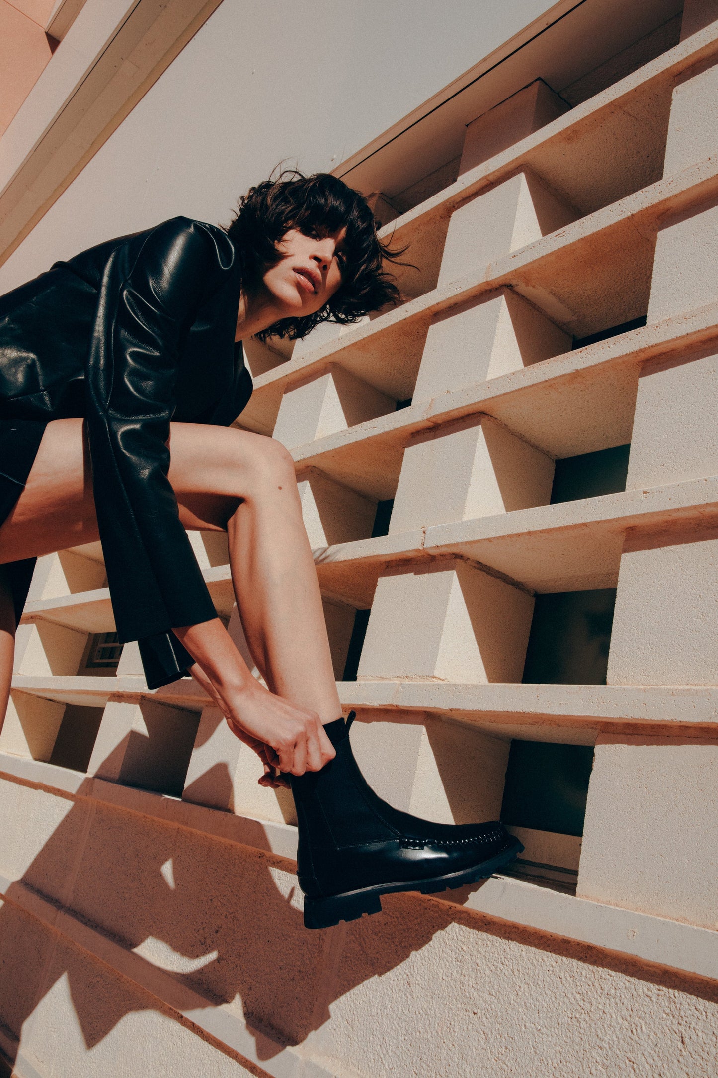 Hereu ALDA SPORT - Tread Sole Low-Calf Chelsea Boot