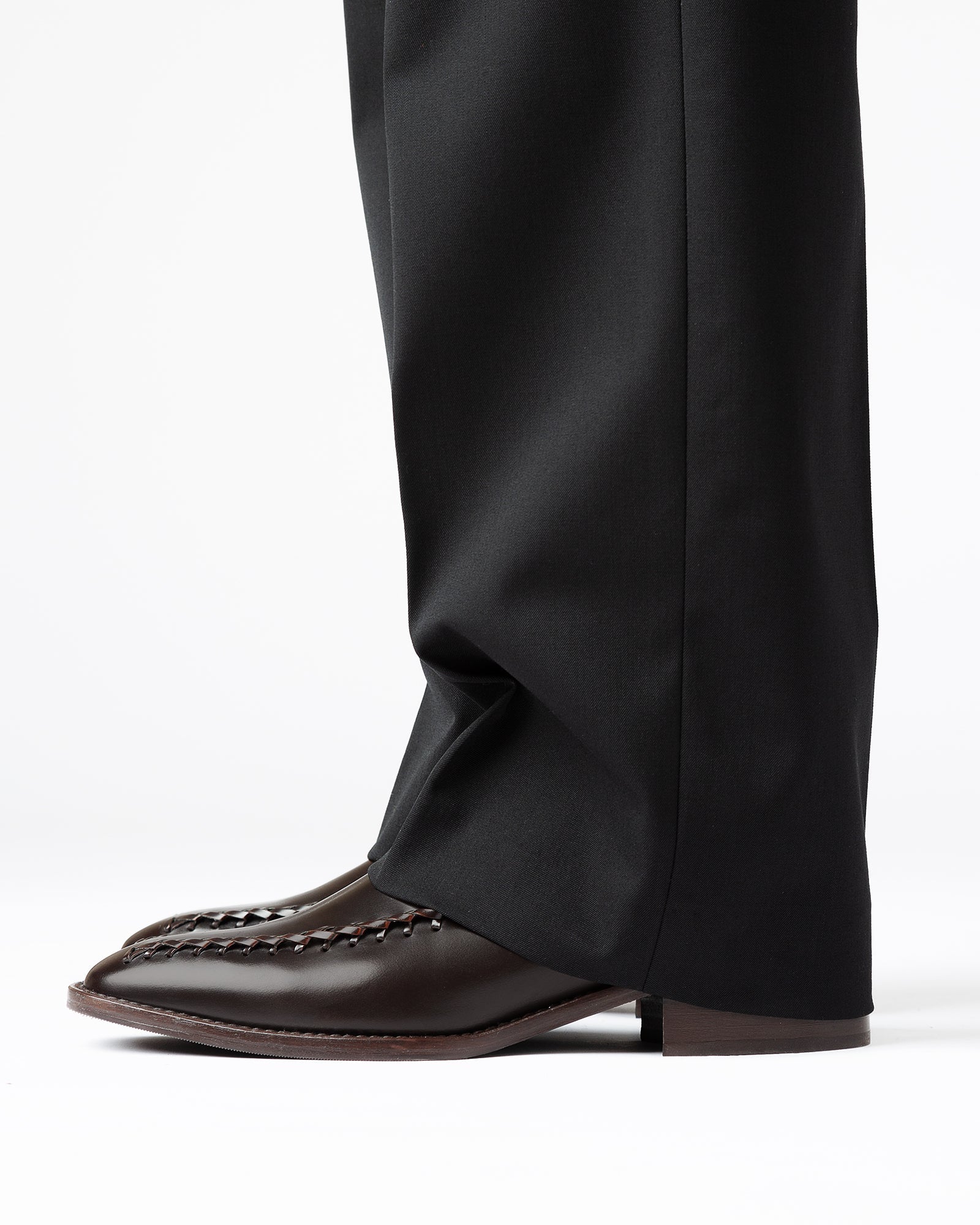 Hereu METLA POLISHED - Almond Toe Mid Calf Boot