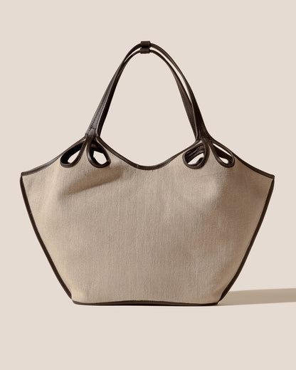 Hereu ESCALA LINEN - Cut-Out Tote Bag