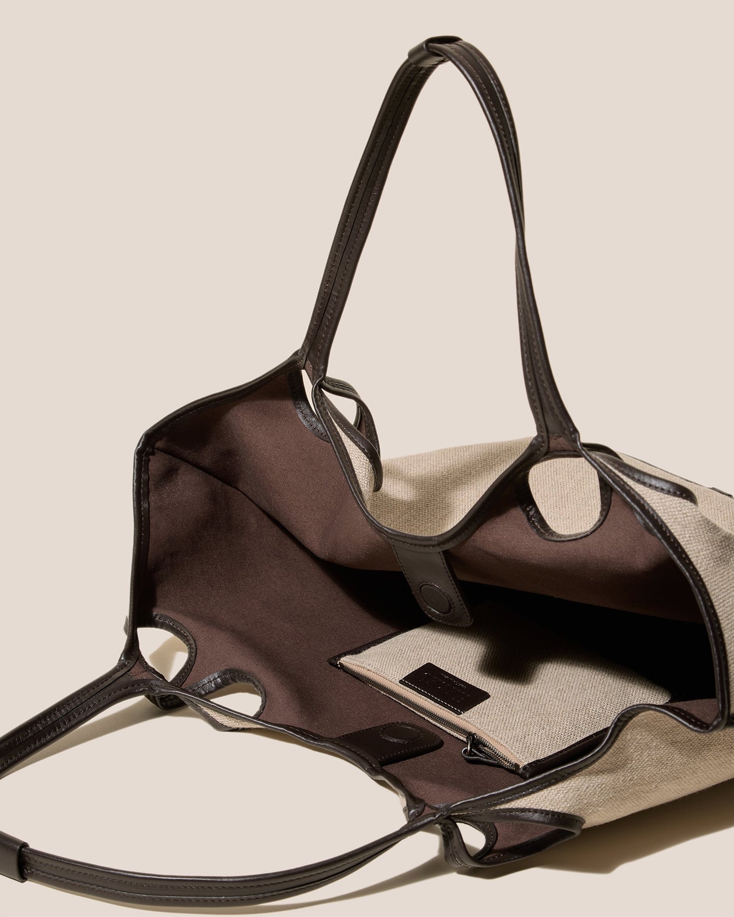 Hereu ESCALA LINEN - Cut-Out Tote Bag