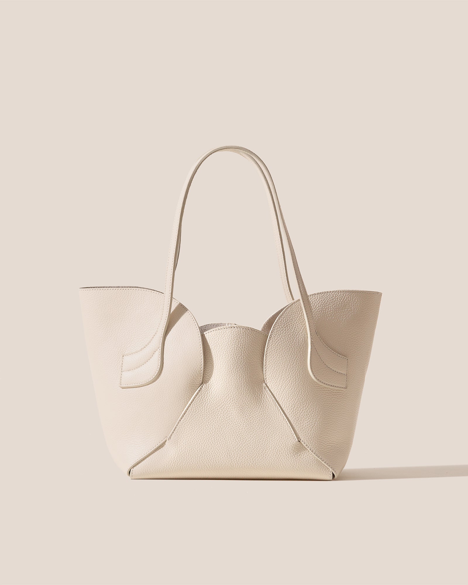 Hereu SEPAL S GRAINY - Tulip Shape Zipped Tote Bag