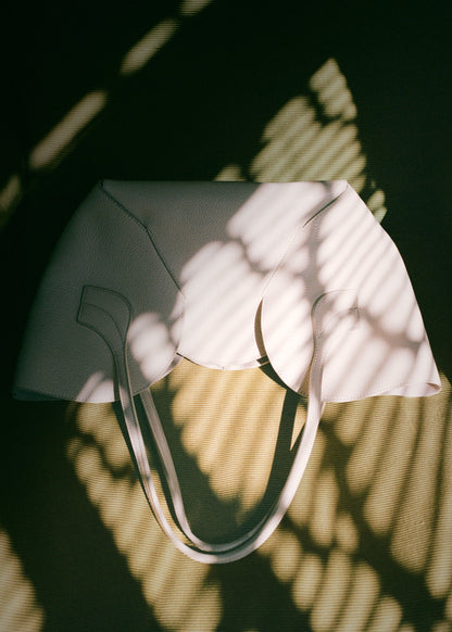 Hereu SEPAL S GRAINY - Tulip Shape Zipped Tote Bag