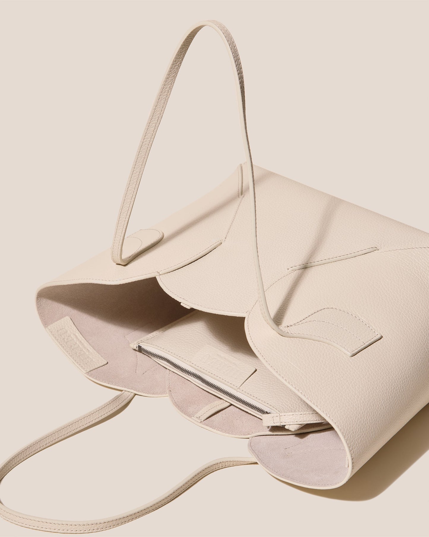 Hereu SEPAL S GRAINY - Tulip Shape Zipped Tote Bag