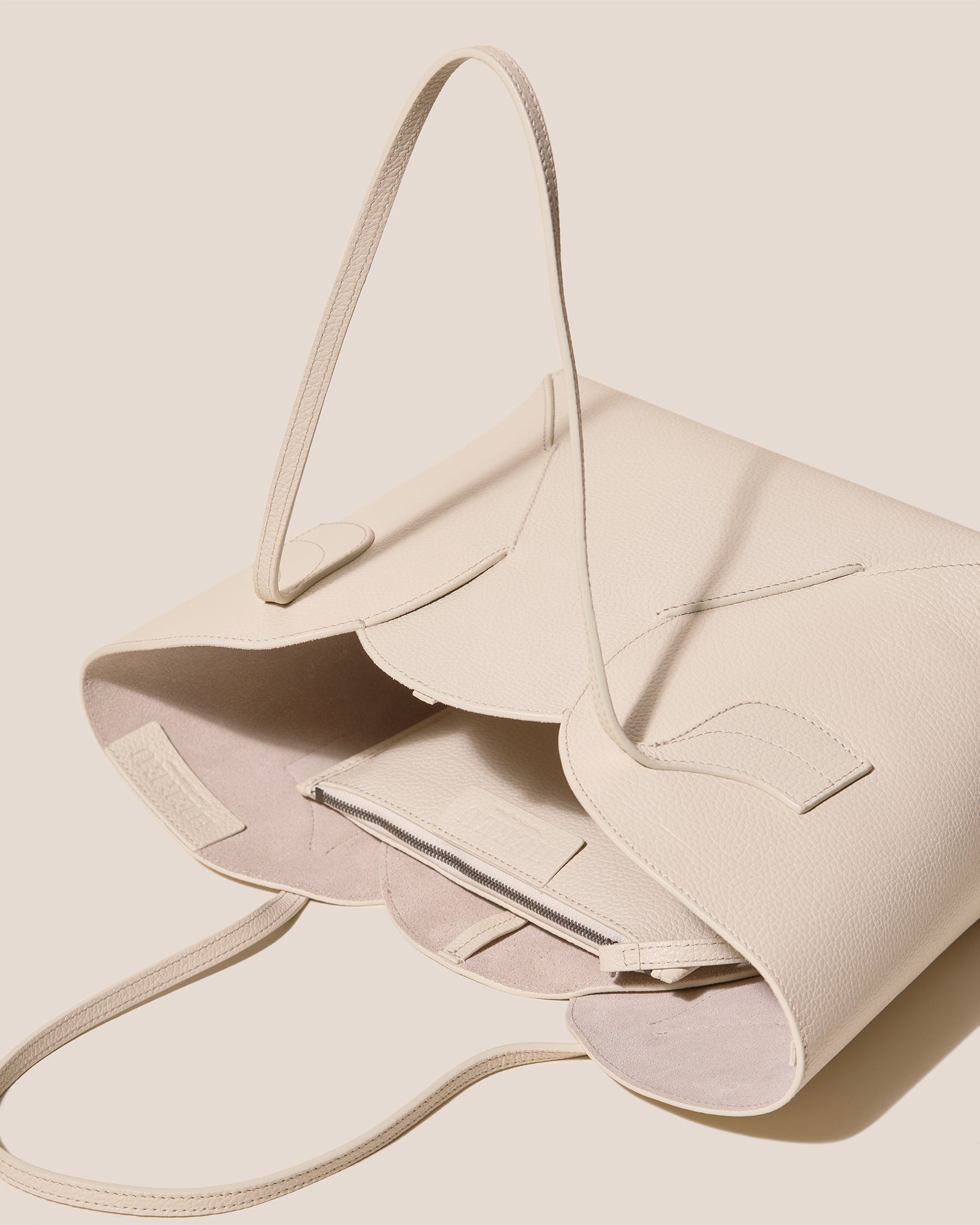 Hereu SEPAL S GRAINY - Tulip Shape Zipped Tote Bag