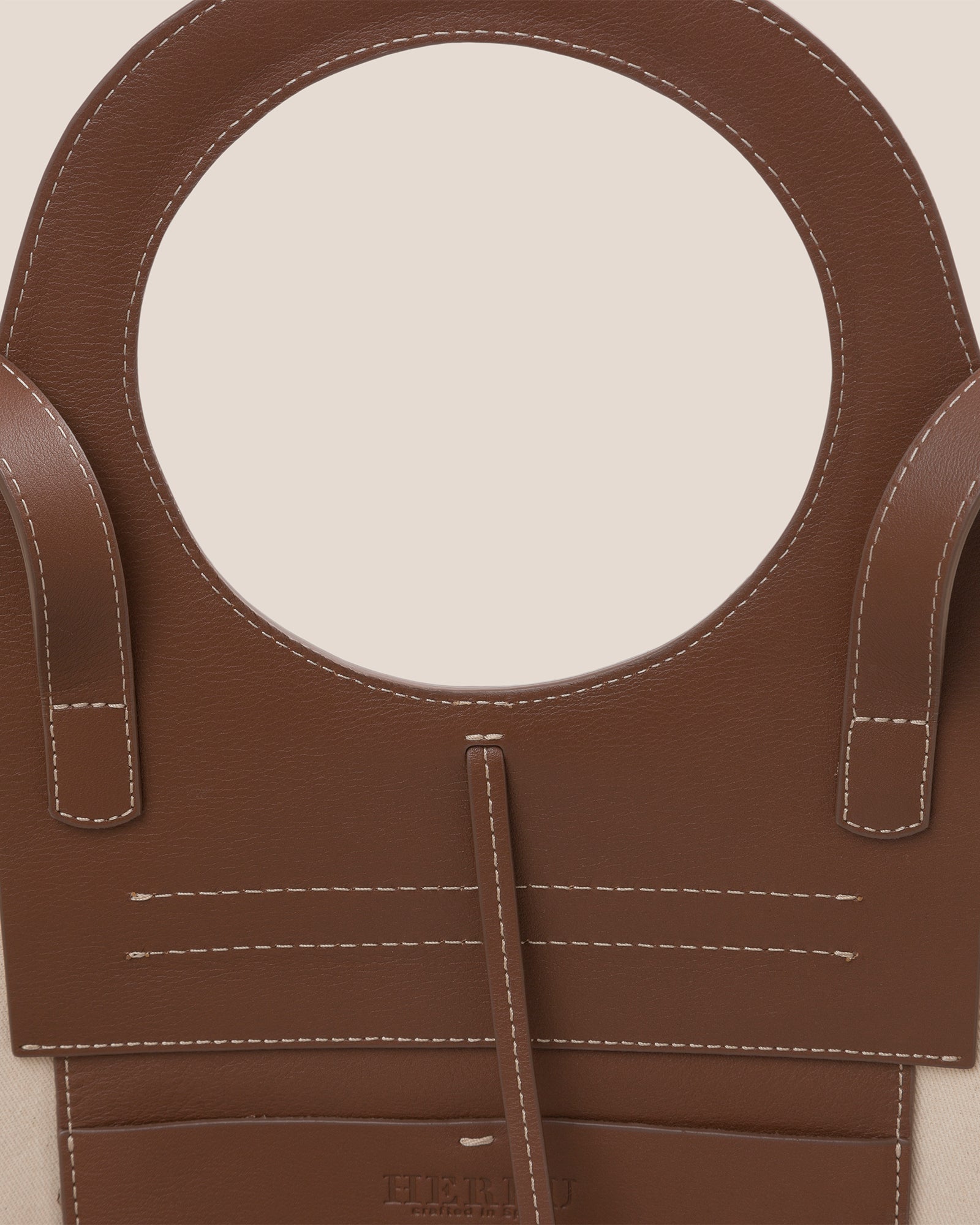 Hereu CALA S - Leather-trimmed Canvas Tote Bag