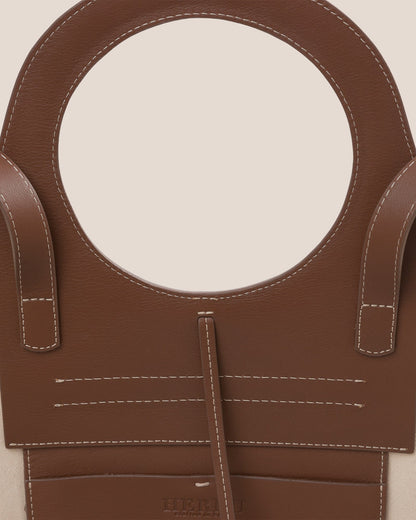 Hereu CALA S - Leather-trimmed Canvas Tote Bag