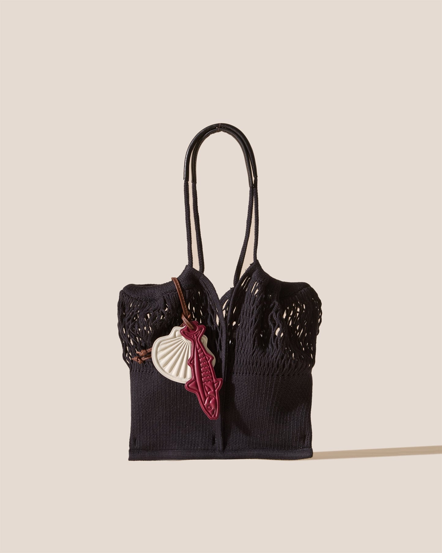 Hereu CALELLA FILT S CHARM - Knitted Cotton Net Bag