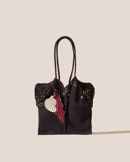 Hereu CALELLA FILT S CHARM - Knitted Cotton Net Bag