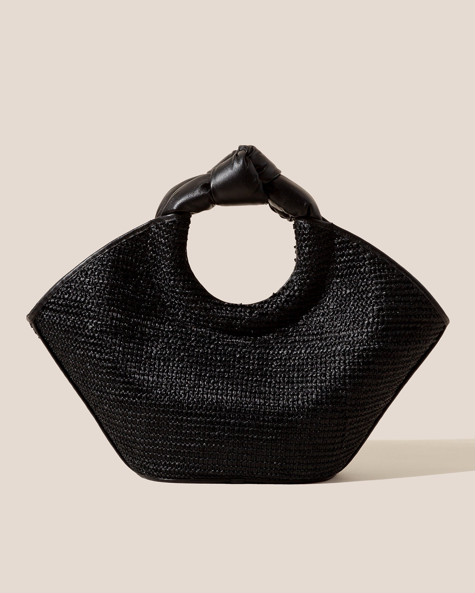 Hereu CASTELL RAFFIA - Knotted-handle Tote Bag