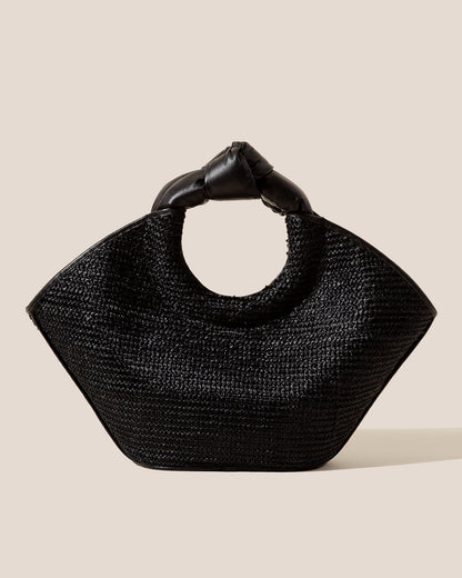 Hereu CASTELL RAFFIA - Knotted-handle Tote Bag