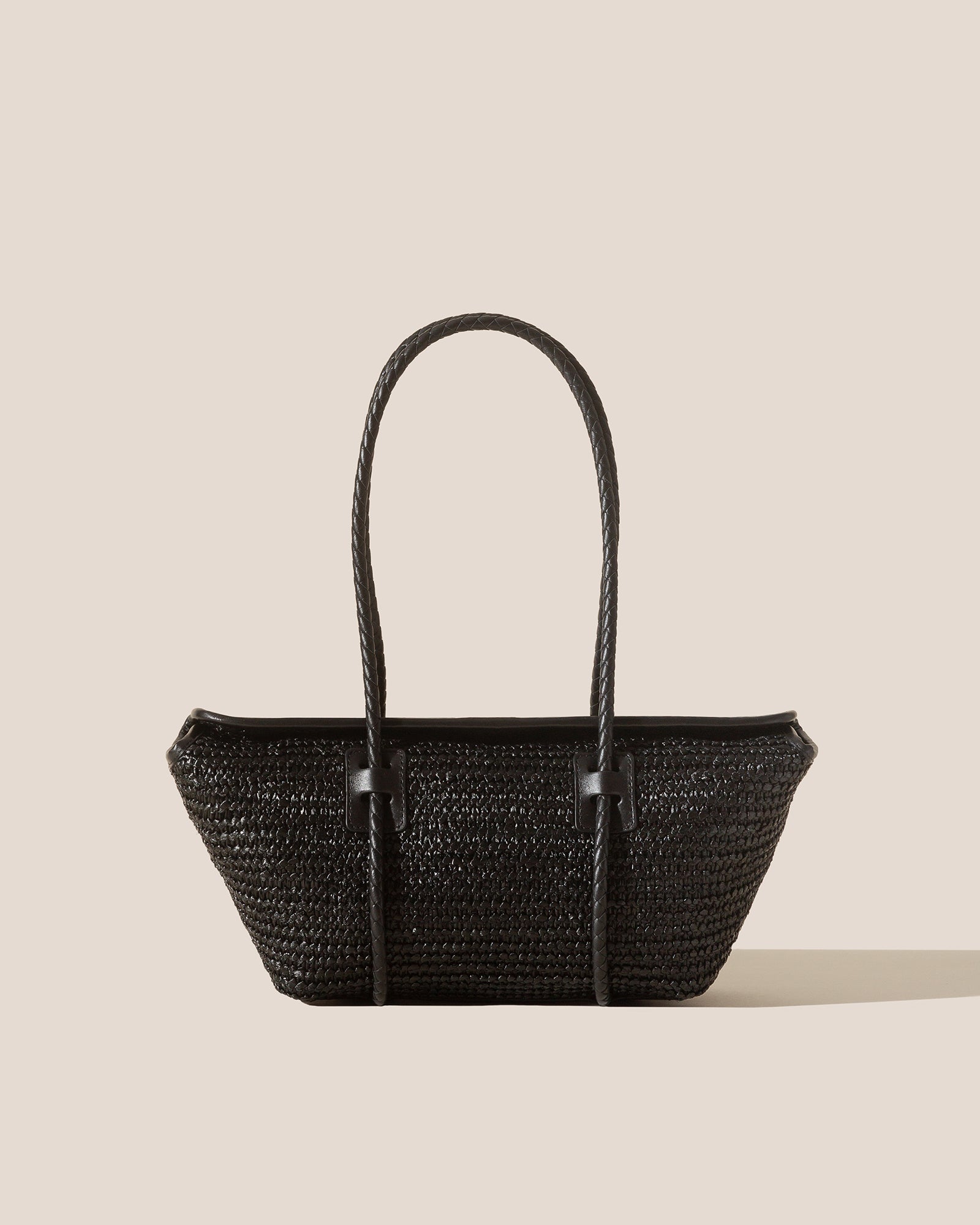 Hereu FORNA RAFFIA - Leather Framed Shoulder Bag