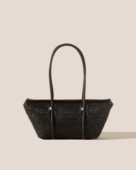 Hereu FORNA RAFFIA - Leather Framed Shoulder Bag