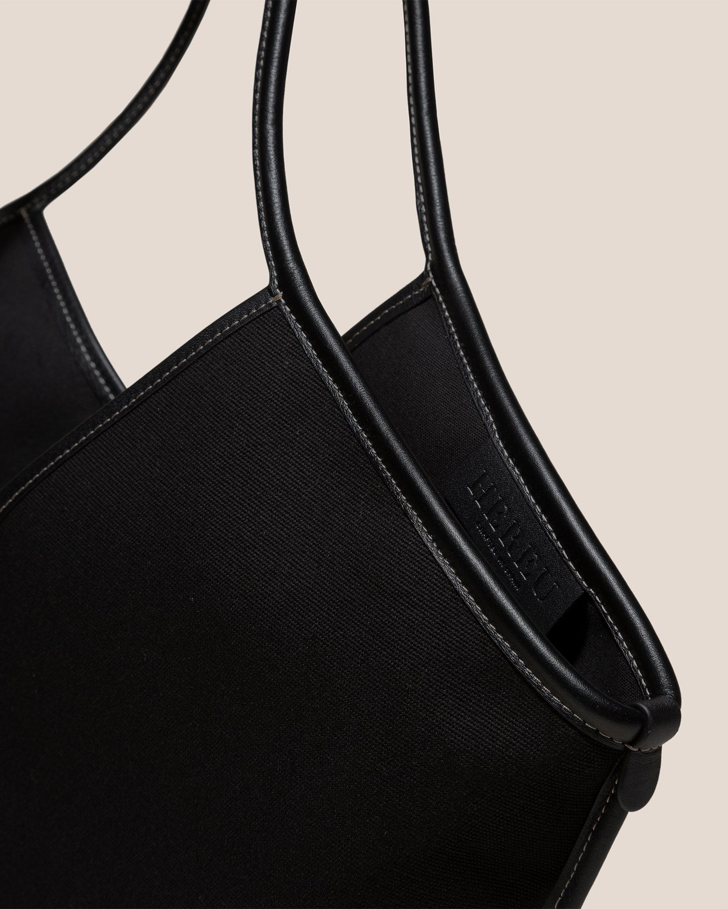 Hereu CALELLA - Leather-trimmed Organic Cotton Tote Bag