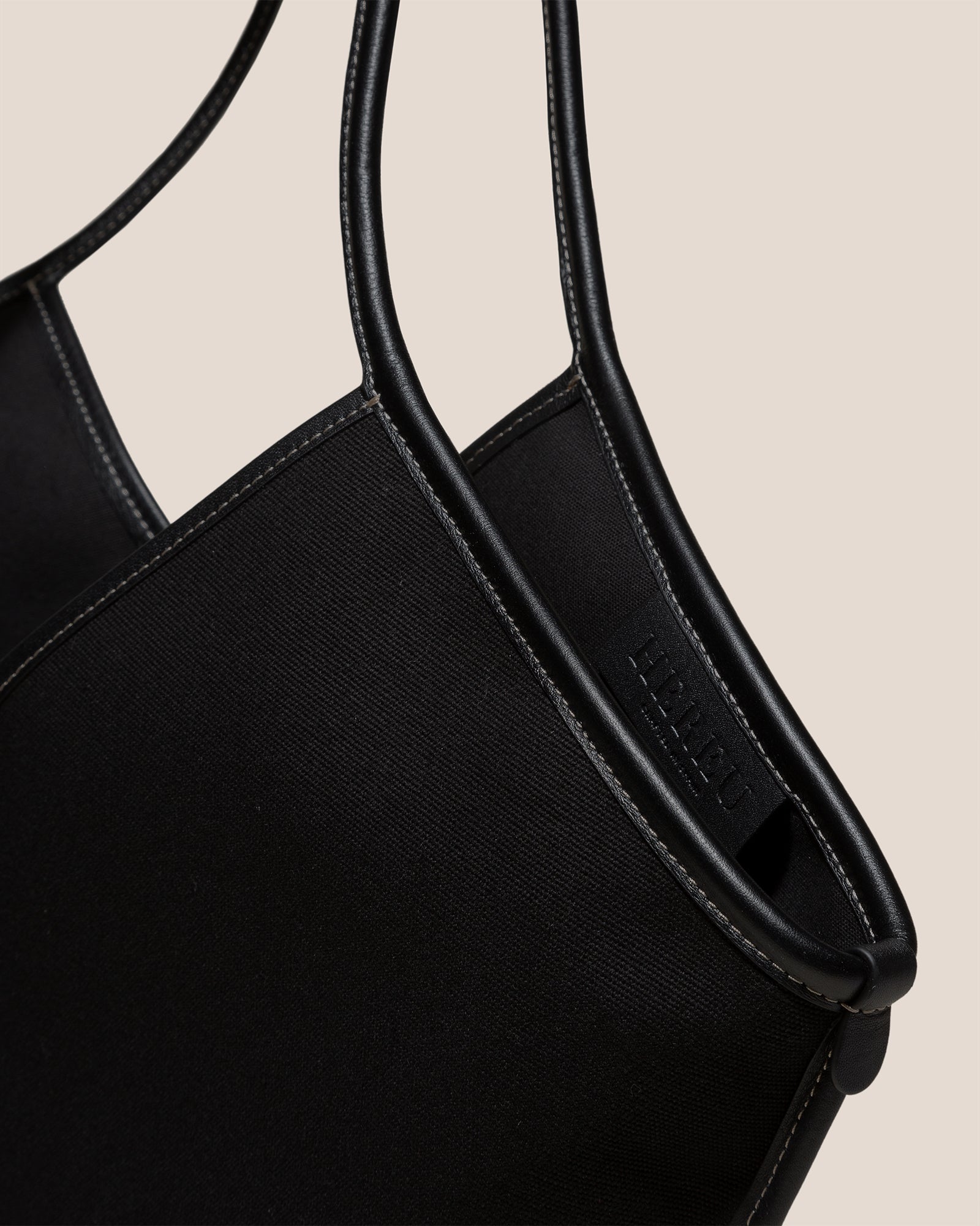 Hereu CALELLA - Leather-trimmed Organic Cotton Tote Bag