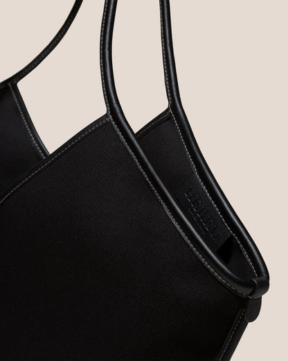 Hereu CALELLA - Leather-trimmed Organic Cotton Tote Bag