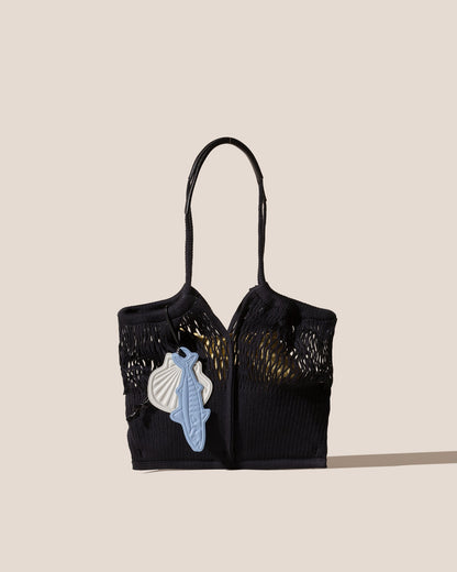 Hereu CALELLA FILT S CHARM - Knitted Cotton Net Bag