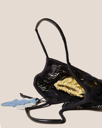 Hereu CALELLA FILT S CHARM - Knitted Cotton Net Bag
