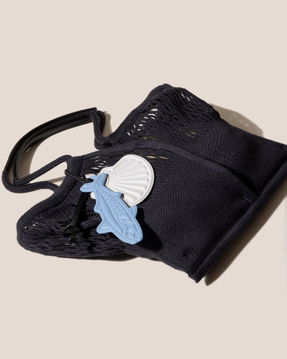 Hereu CALELLA FILT S CHARM - Knitted Cotton Net Bag