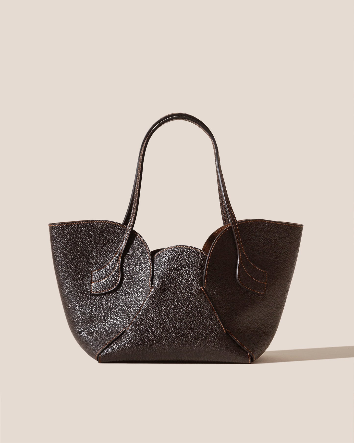 Hereu SEPAL S GRAINY - Tulip Shape Zipped Tote Bag