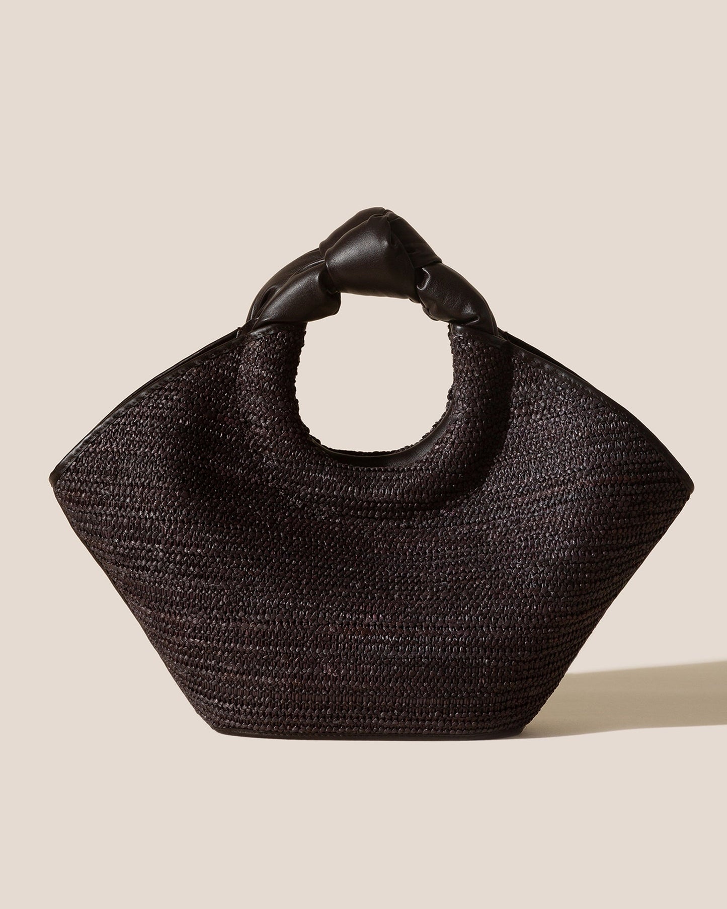 Hereu CASTELL RAFFIA - Knotted-handle Tote Bag
