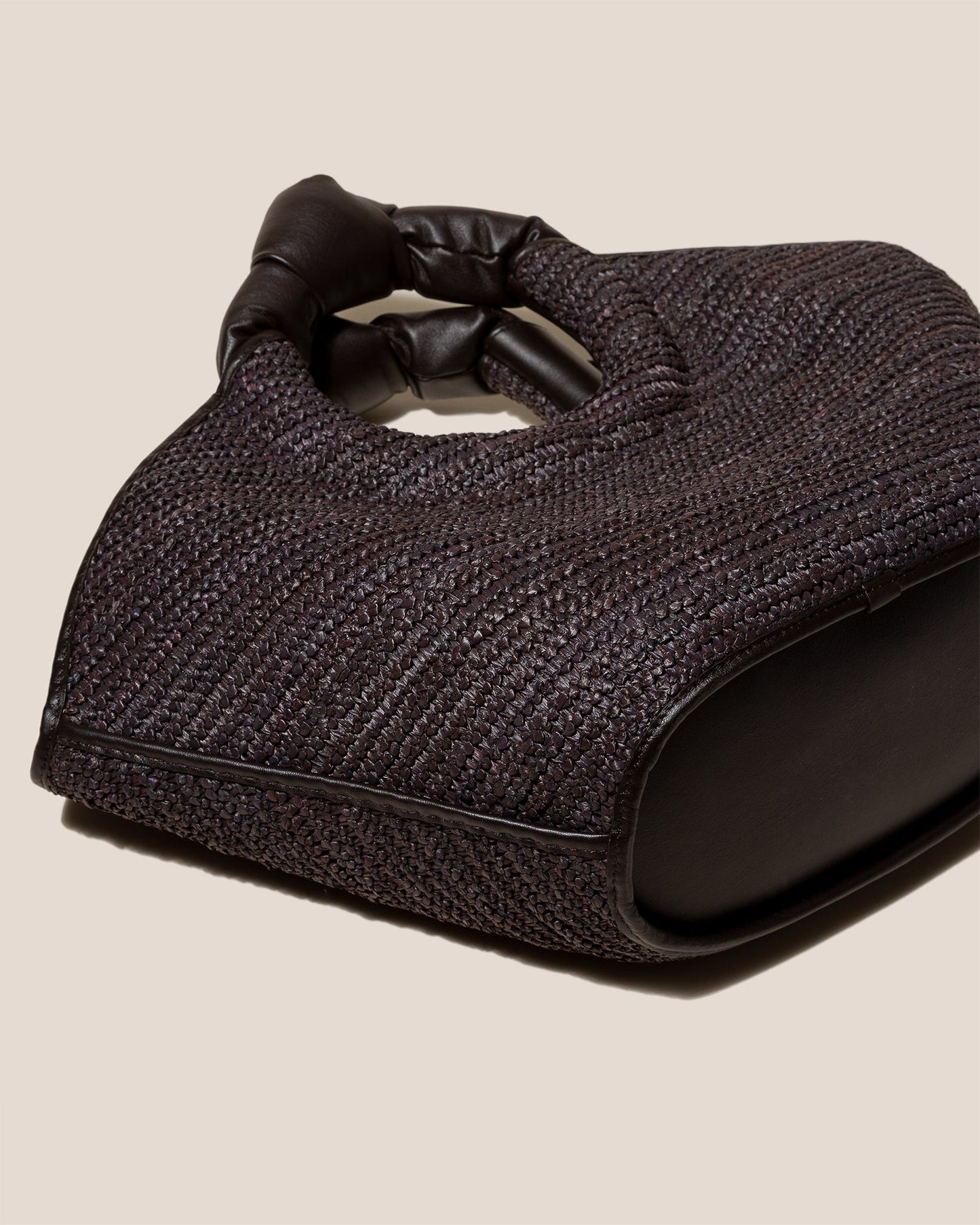 Hereu CASTELL RAFFIA - Knotted-handle Tote Bag