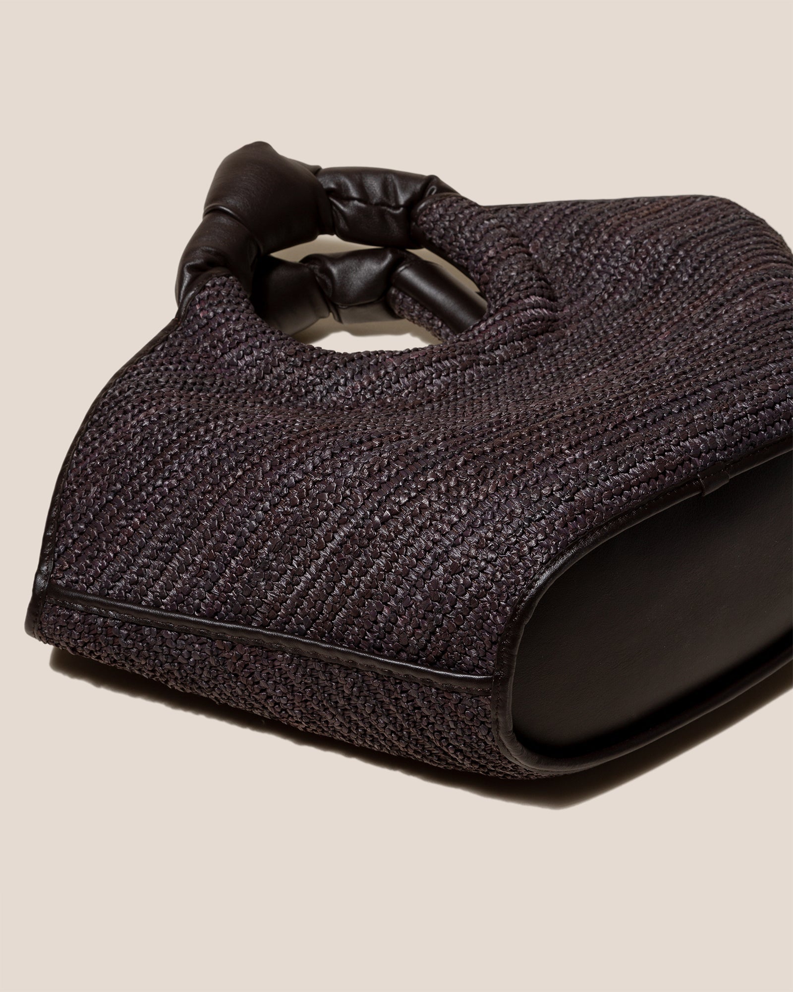 Hereu CASTELL RAFFIA - Knotted-handle Tote Bag