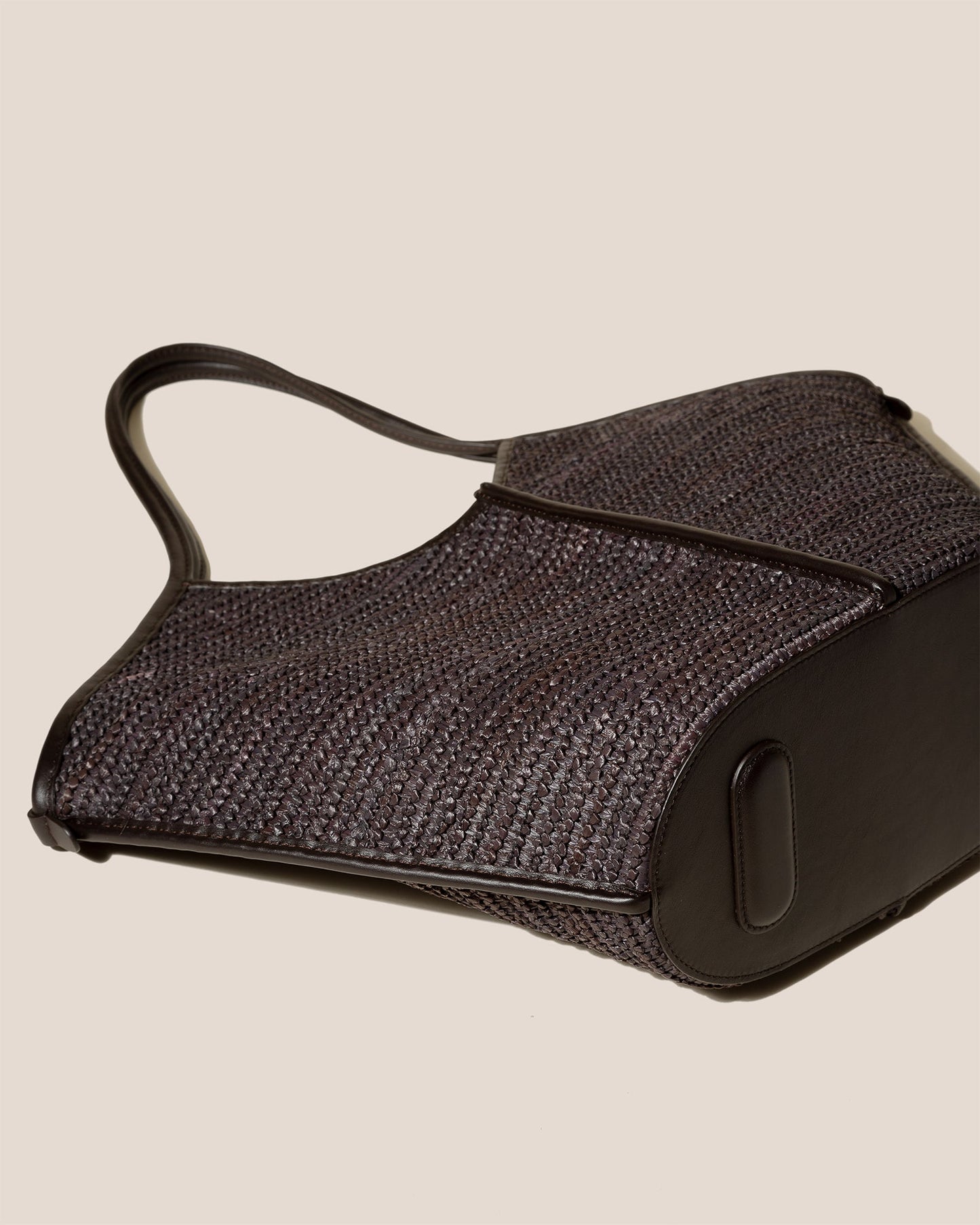 Hereu CALELLA RAFFIA - Leather-trimmed Tote Bag