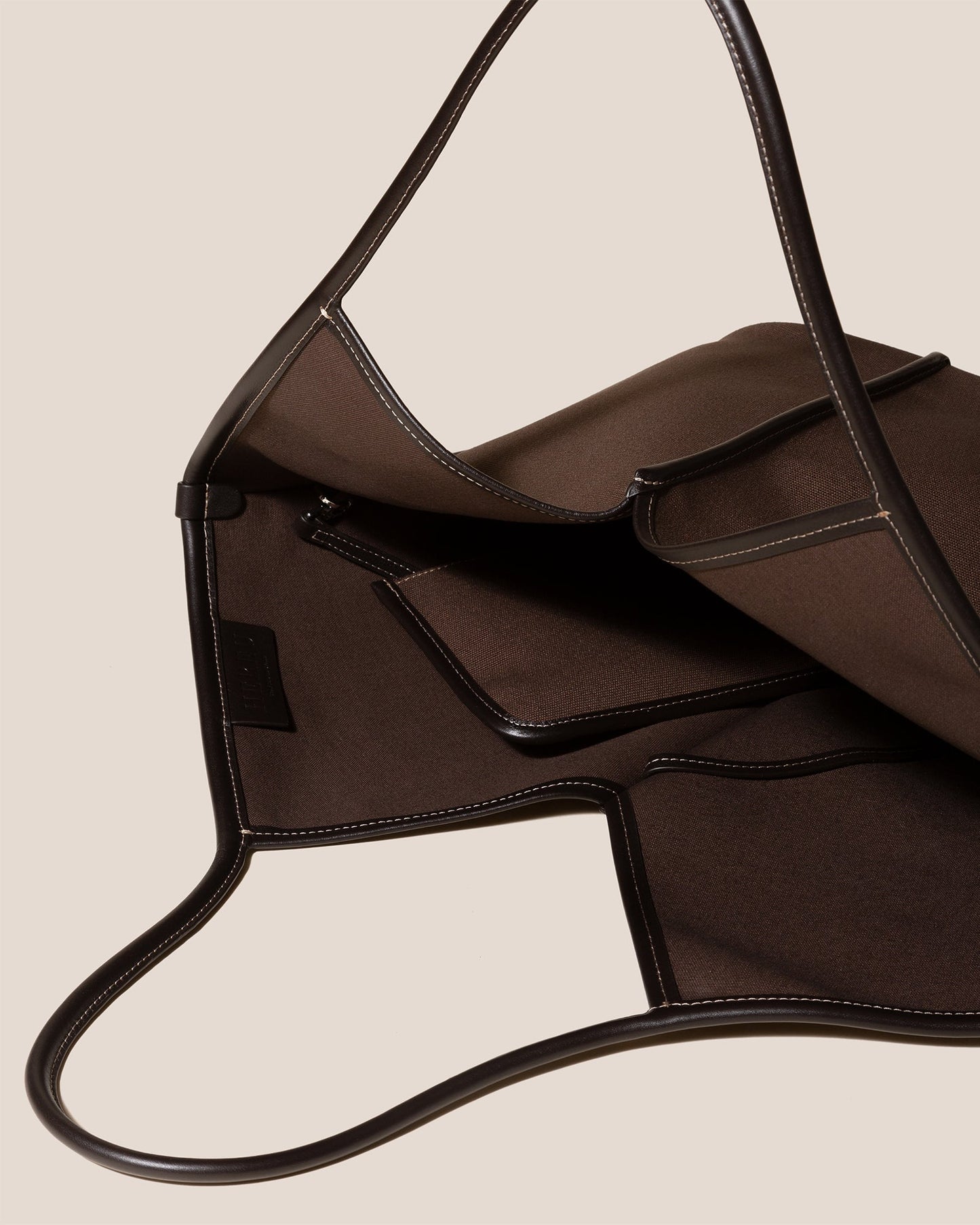 Hereu CALELLA - Leather-trimmed Organic Cotton Tote Bag