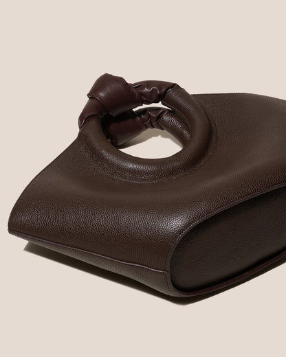 Hereu CASTELL GRAINY - Knotted-handle Leather Tote Bag