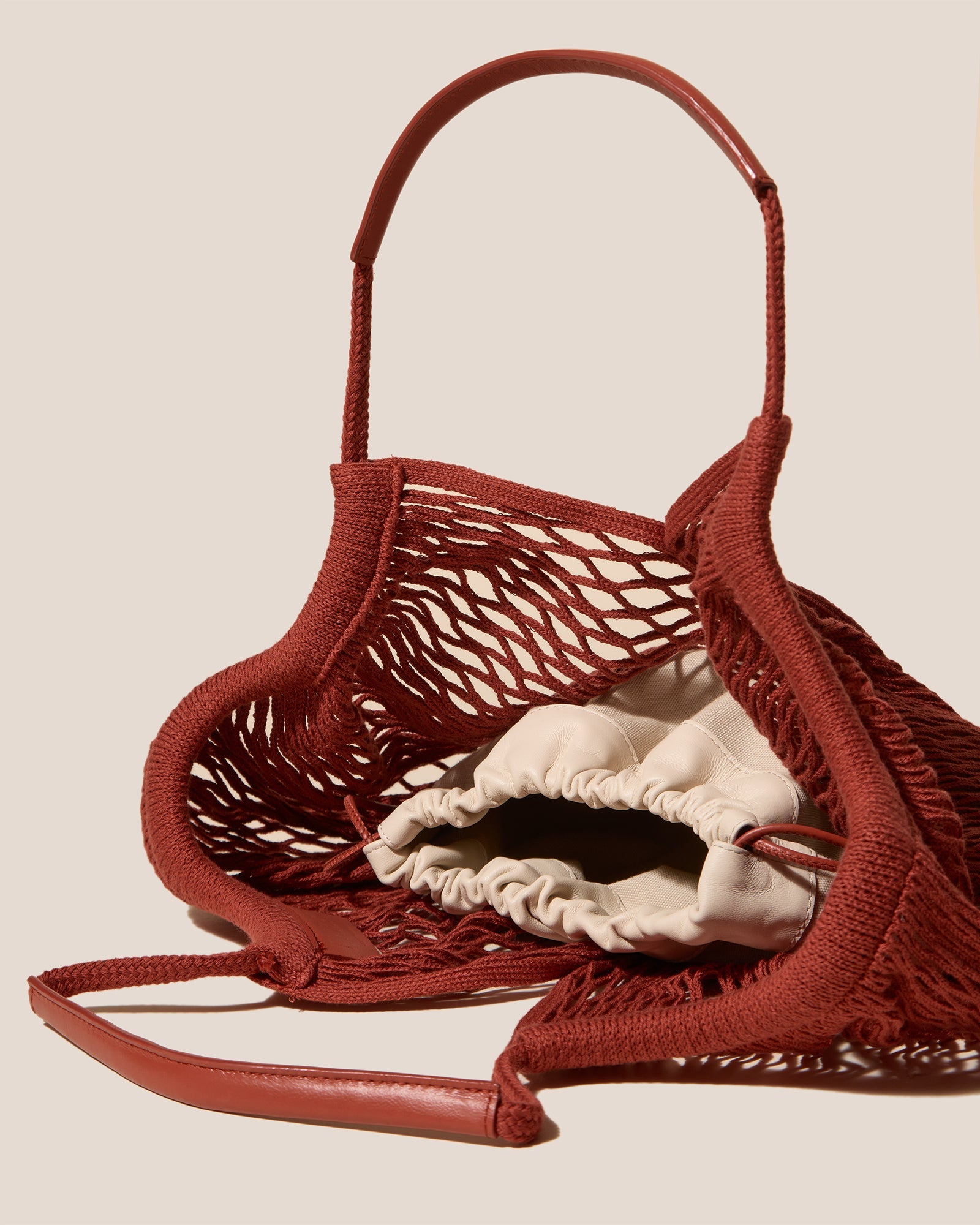 Hereu CALELLA FILT - Knitted Cotton Net Bag