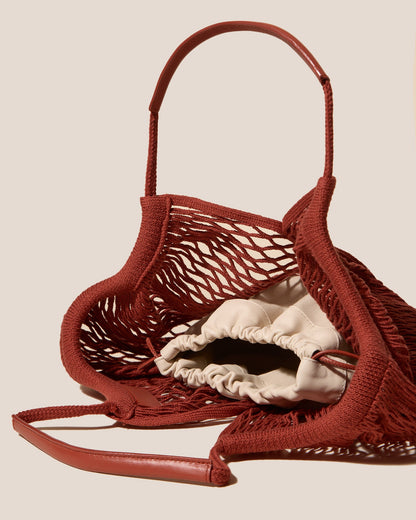Hereu CALELLA FILT - Knitted Cotton Net Bag