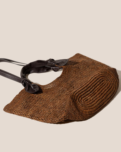 Hereu FONOL L RAFFIA - Crocheted Raffia Basket