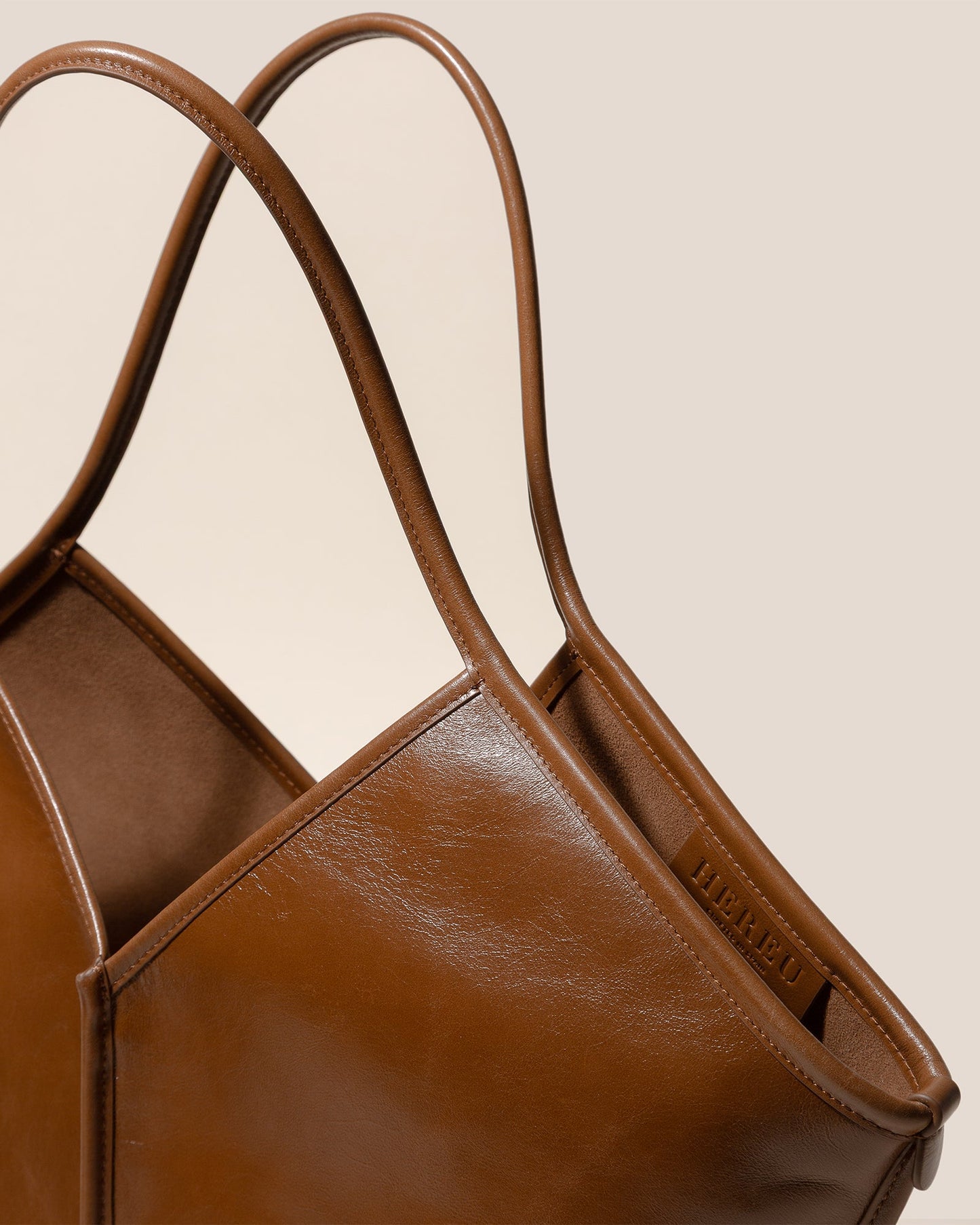 Hereu CALELLA DISTRESSED - Leather Tote Bag