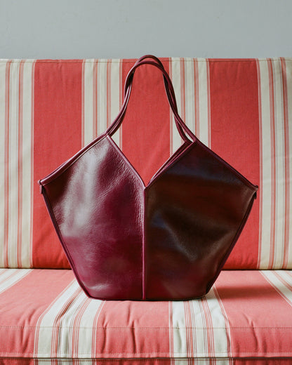 Hereu CALELLA DISTRESSED - Leather Tote Bag