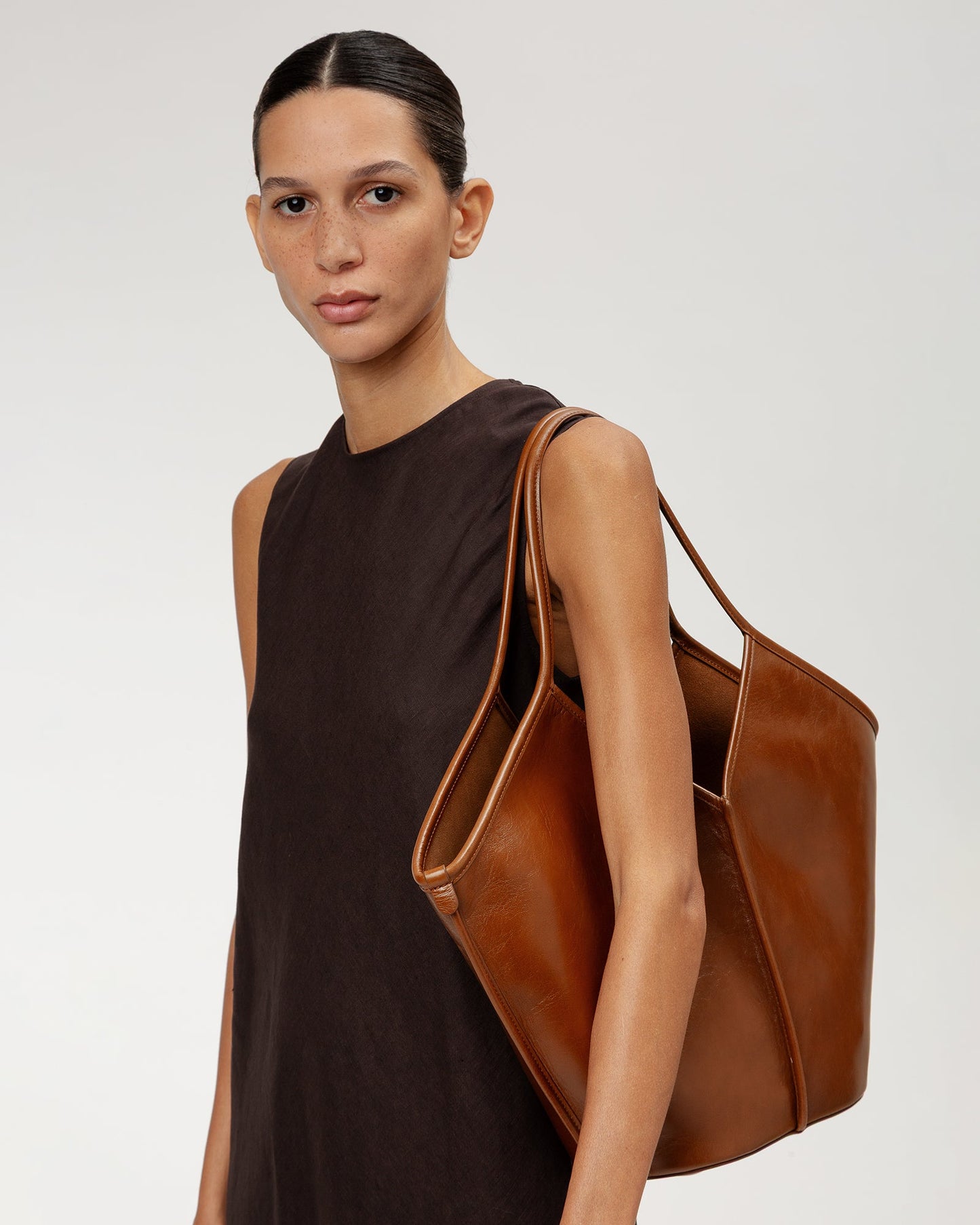 Hereu CALELLA DISTRESSED - Leather Tote Bag