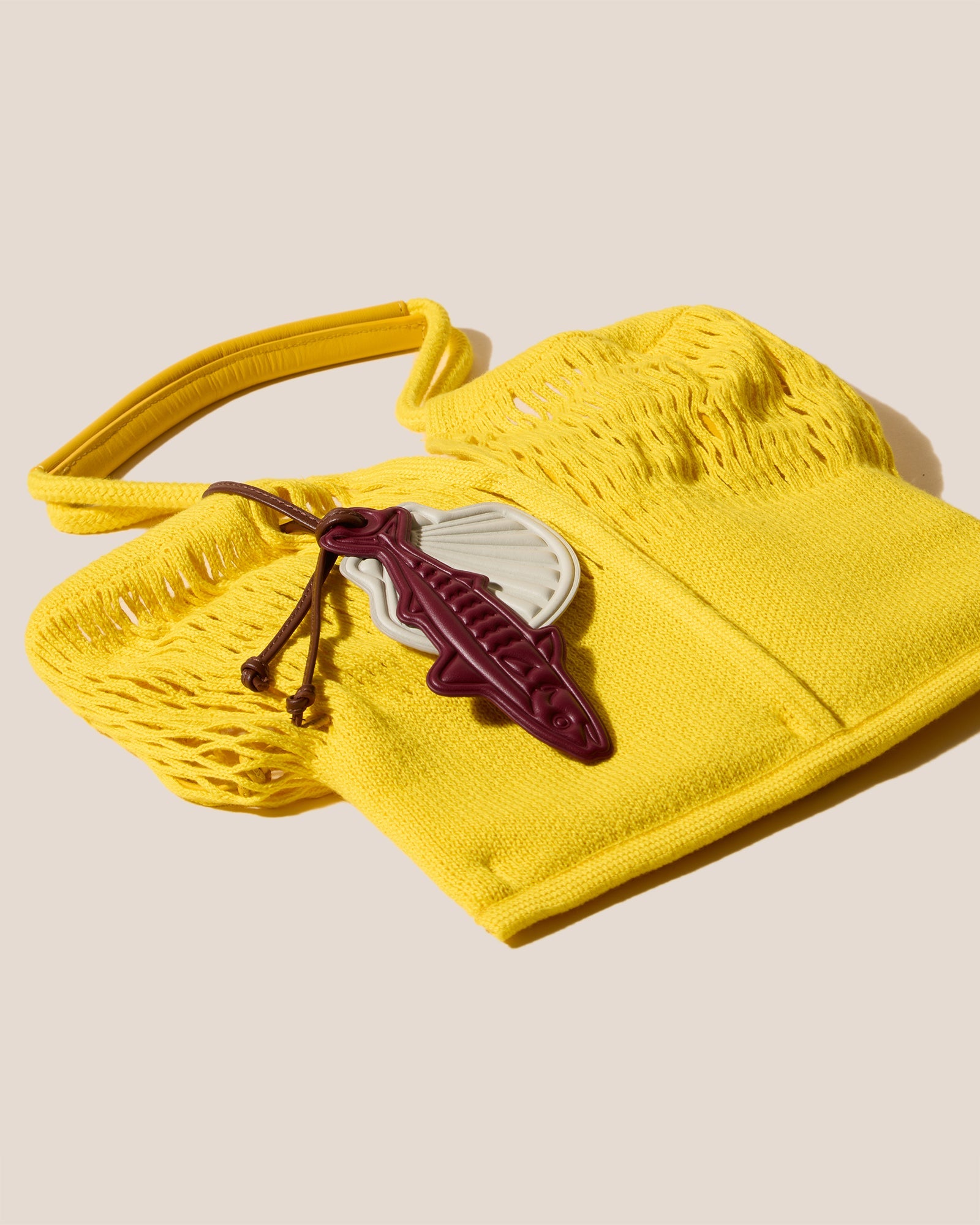 Hereu CALELLA FILT S CHARM - Knitted Cotton Net Bag