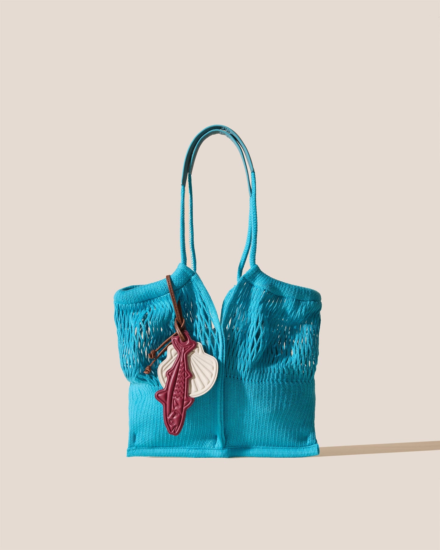 Hereu CALELLA FILT S CHARM - Knitted Cotton Net Bag