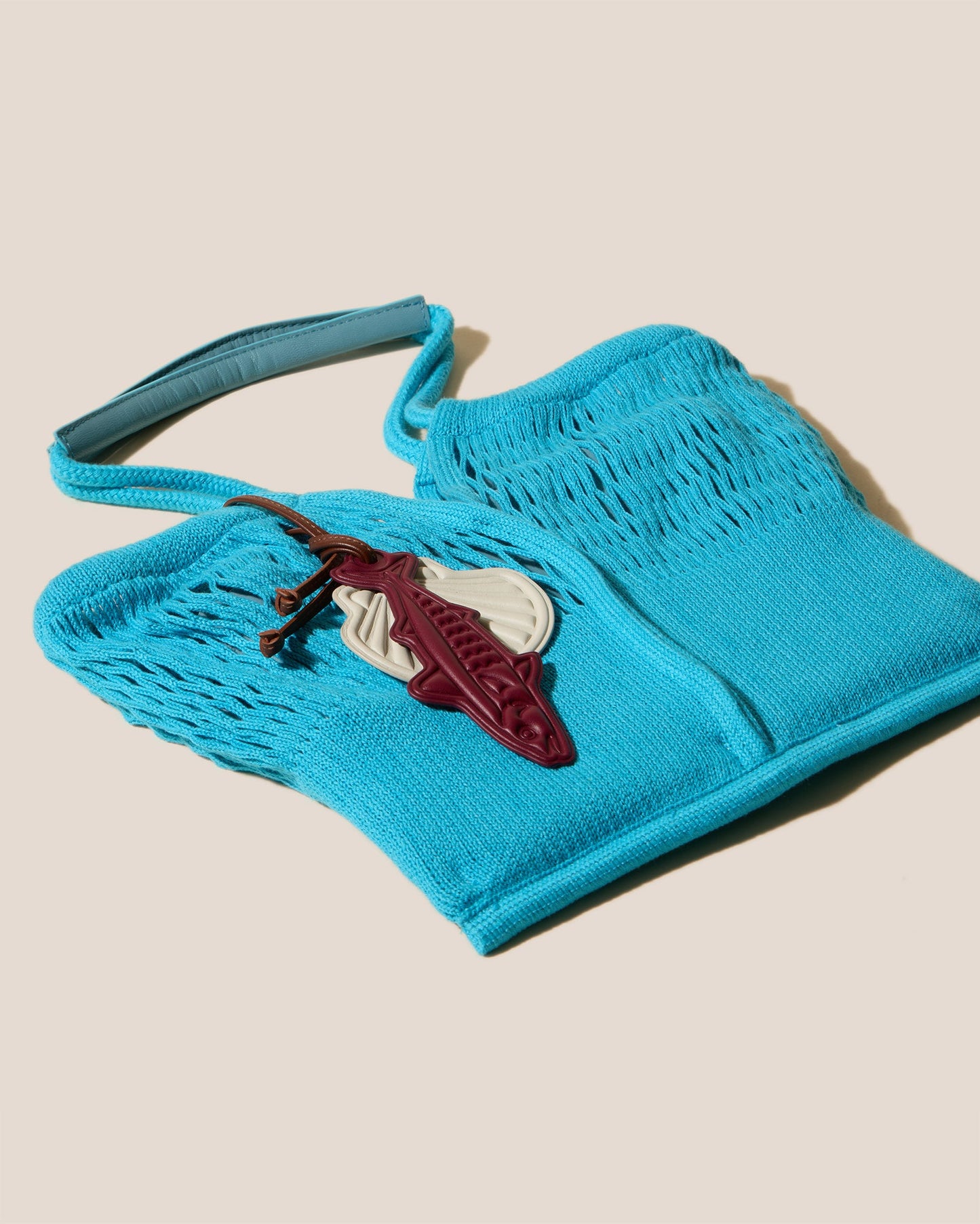 Hereu CALELLA FILT S CHARM - Knitted Cotton Net Bag