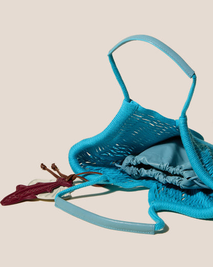 Hereu CALELLA FILT S CHARM - Knitted Cotton Net Bag