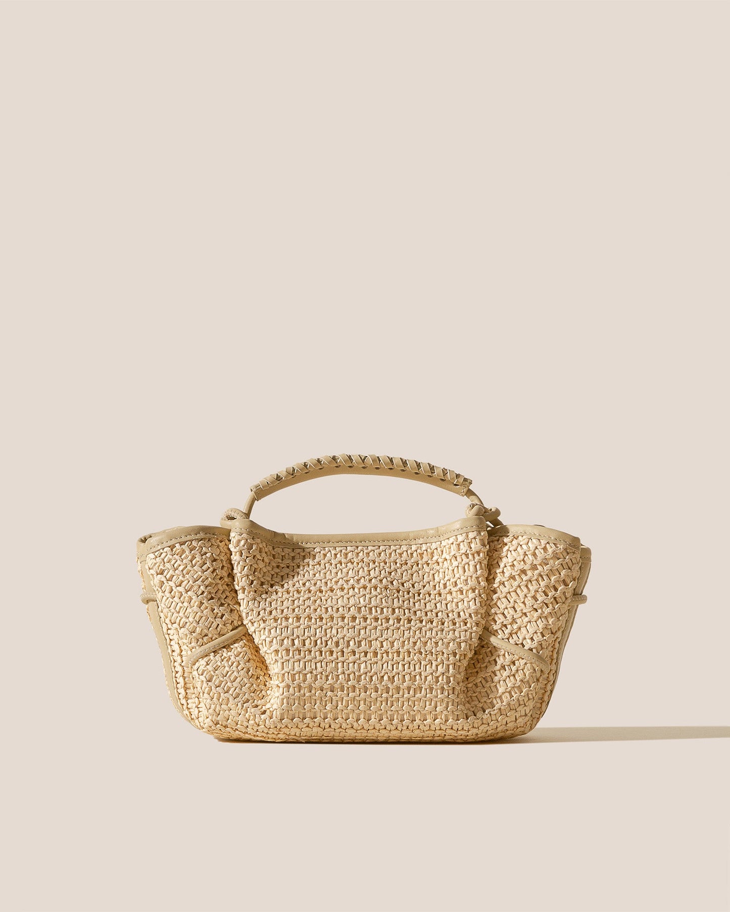 Hereu ARTA MINI RAFFIA - Pleated Crossbody Bag