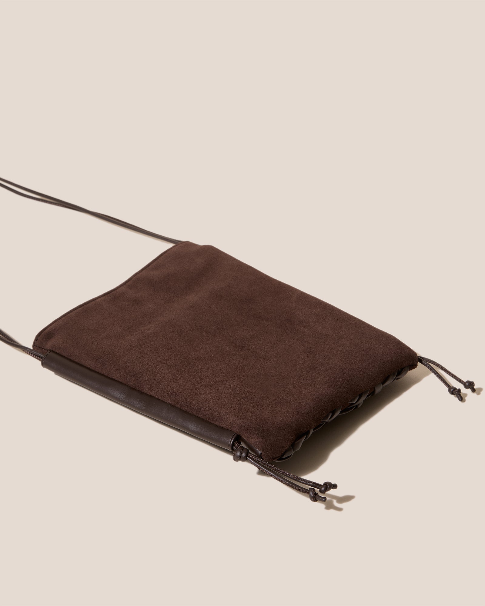 Hereu TRENA SUEDE - Flat Square Crossbody Bag